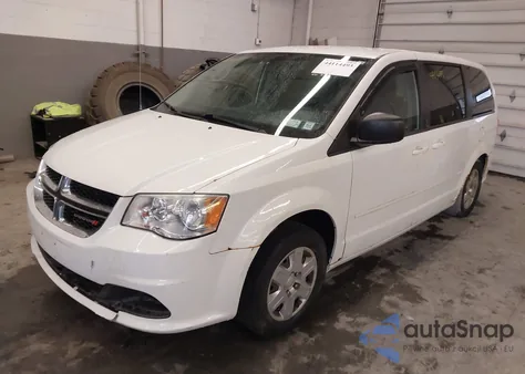 2012 Dodge Grand Caravan Se/Avp из США, поврежденный, VIN 2C4RDGBG2CR374120